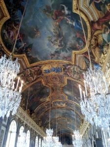 Ceiling of the Hall of Mirrors at Versailles