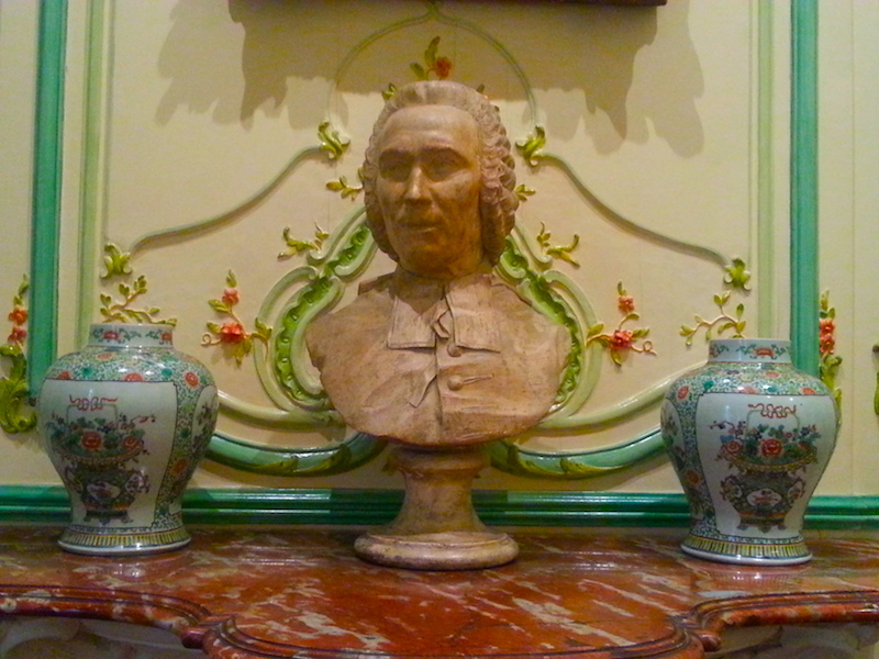 A bust in the 'Green Salon.'