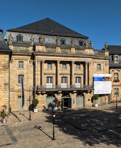 The Margravial Opera House in Bayreuth, built between 1744 and 1748.