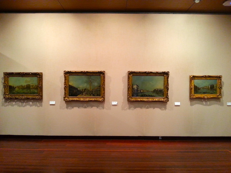 Another wall in the Guardi room at the Gulbenkian.