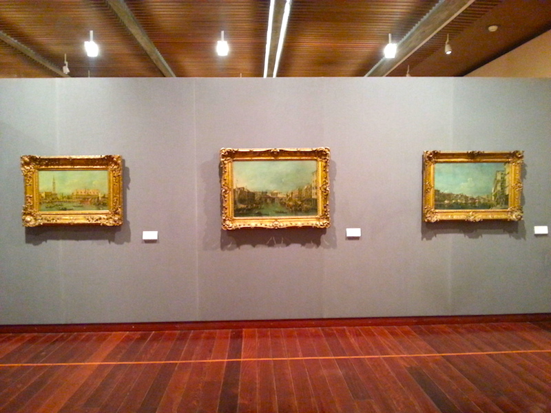 A third wall in the Guardi room at the Gulbenkian.