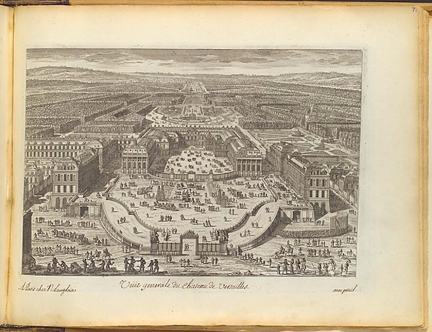 “Veüe generale du chateau de Versailles” by Adam Perelle (French, Paris 1640–1695 Paris), Published by Nicolas Langlois (French, Paris 1640–1703) , Paris via The Metropolitan Museum of Art is licensed under CC0 1.0