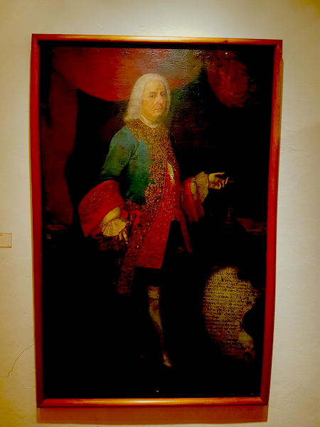 Juan Francisco de Güemes y Horcasitas, 1st Count of Revillagigedo. Photographed in the Museo Franz Meyer in Mexico City, 2017. 